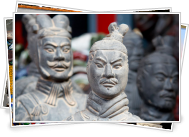 The terracotta warriors in Xian